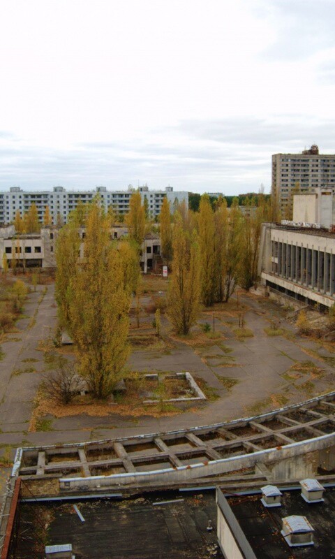 Площадь в Припяти обои
