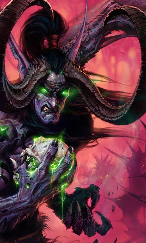 Иллидан из WoW BC обои