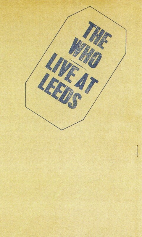 The who live at leeds обои