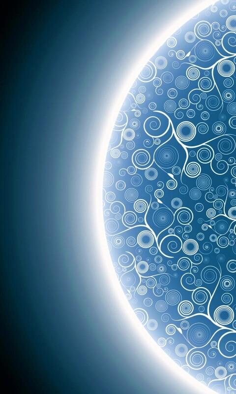 Планета из узоров обои