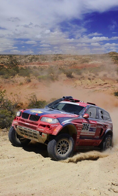 Раллийный BMW X3 обои