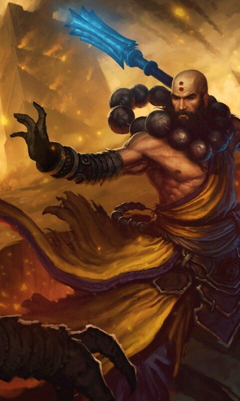 Монах из Diablo 3 обои