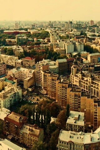 Киевская панорама обои