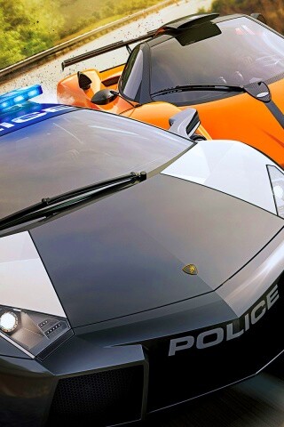 Полицейская погоня из Need For Speed обои