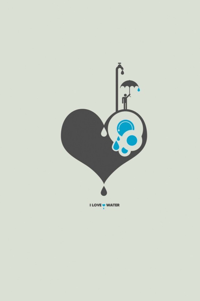 I love water обои