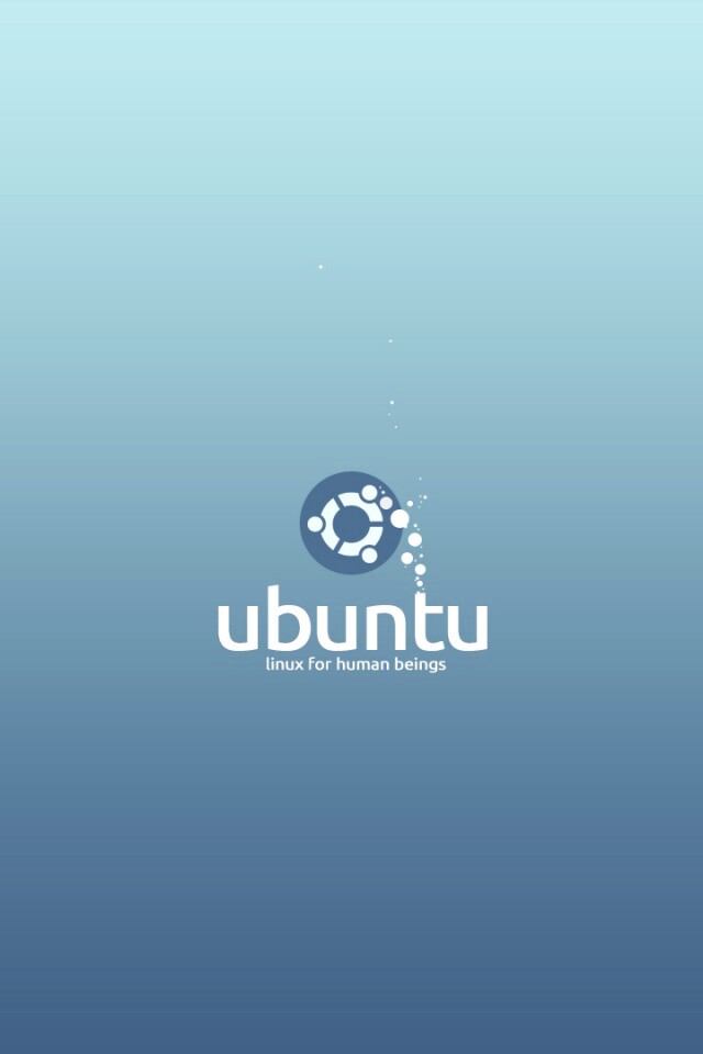 Логотип Ubuntu обои