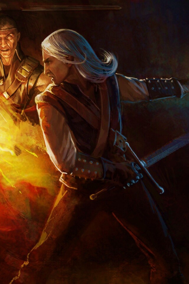 Геральт и Беренгар против Азара обои