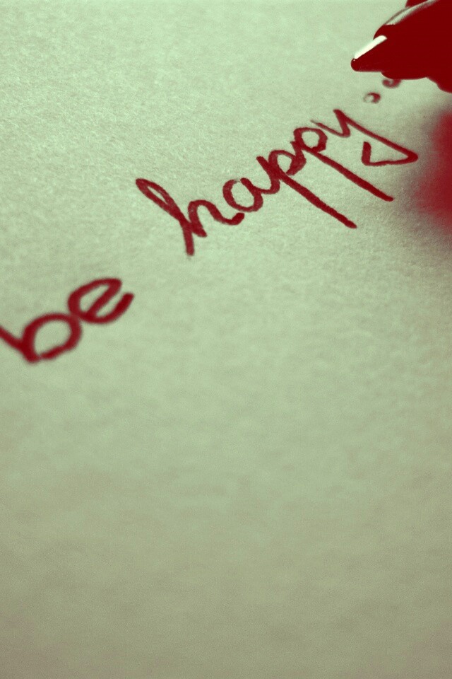 ... be happy ... обои