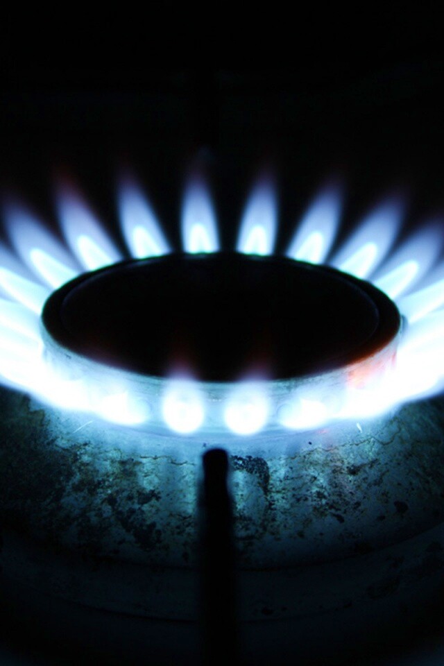 Огонь газовой конфорки обои