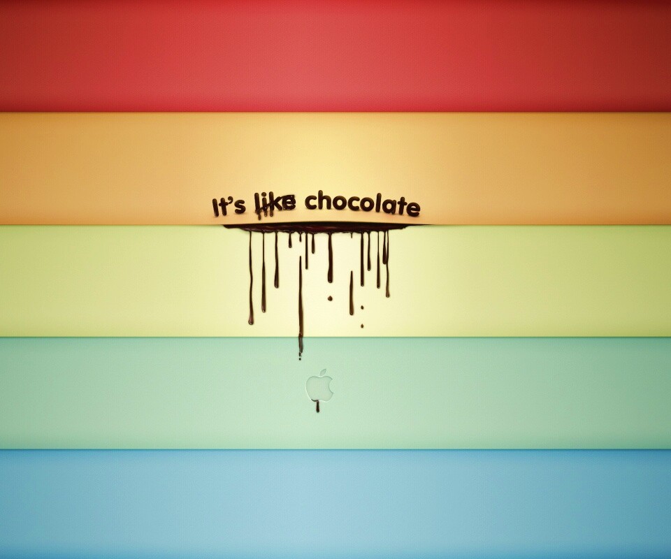 It"s not like chocolate обои