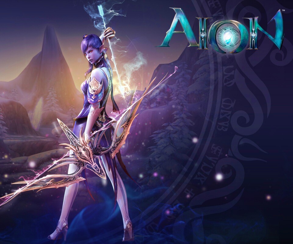 Эльфийка из Aion обои