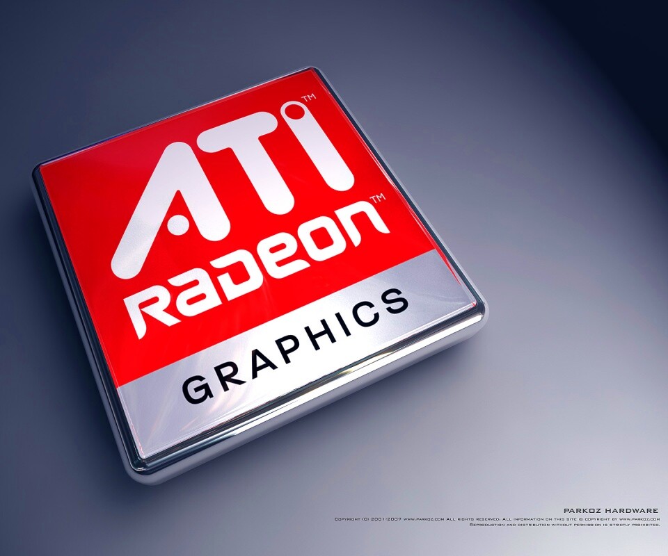 Логотип Ati Radeon Graphics обои