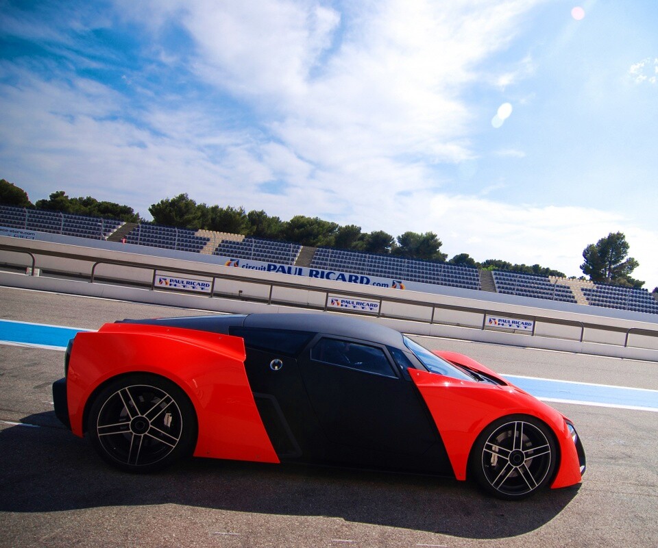 Marussia на треке обои