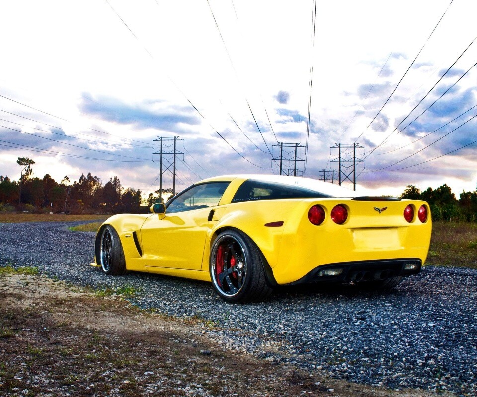 Chevrolet corvette обои