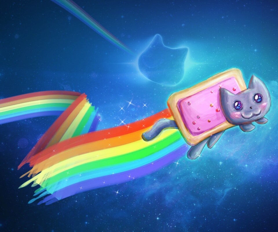 Nyan cat обои