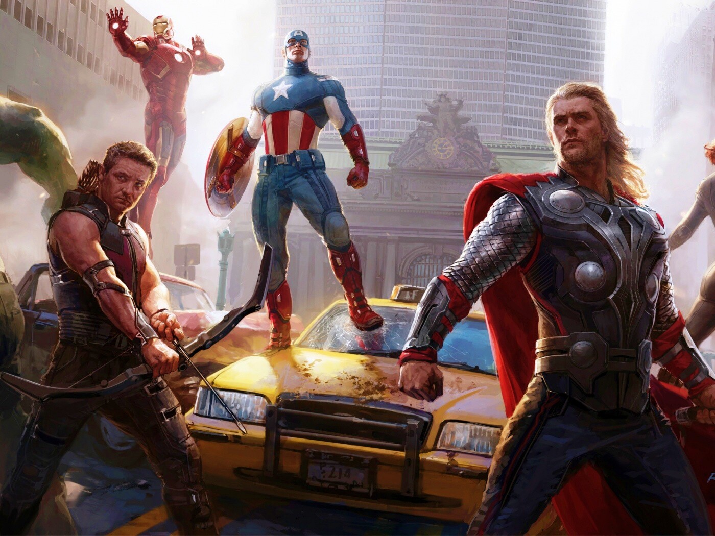 Арт к фильму Мстители обои