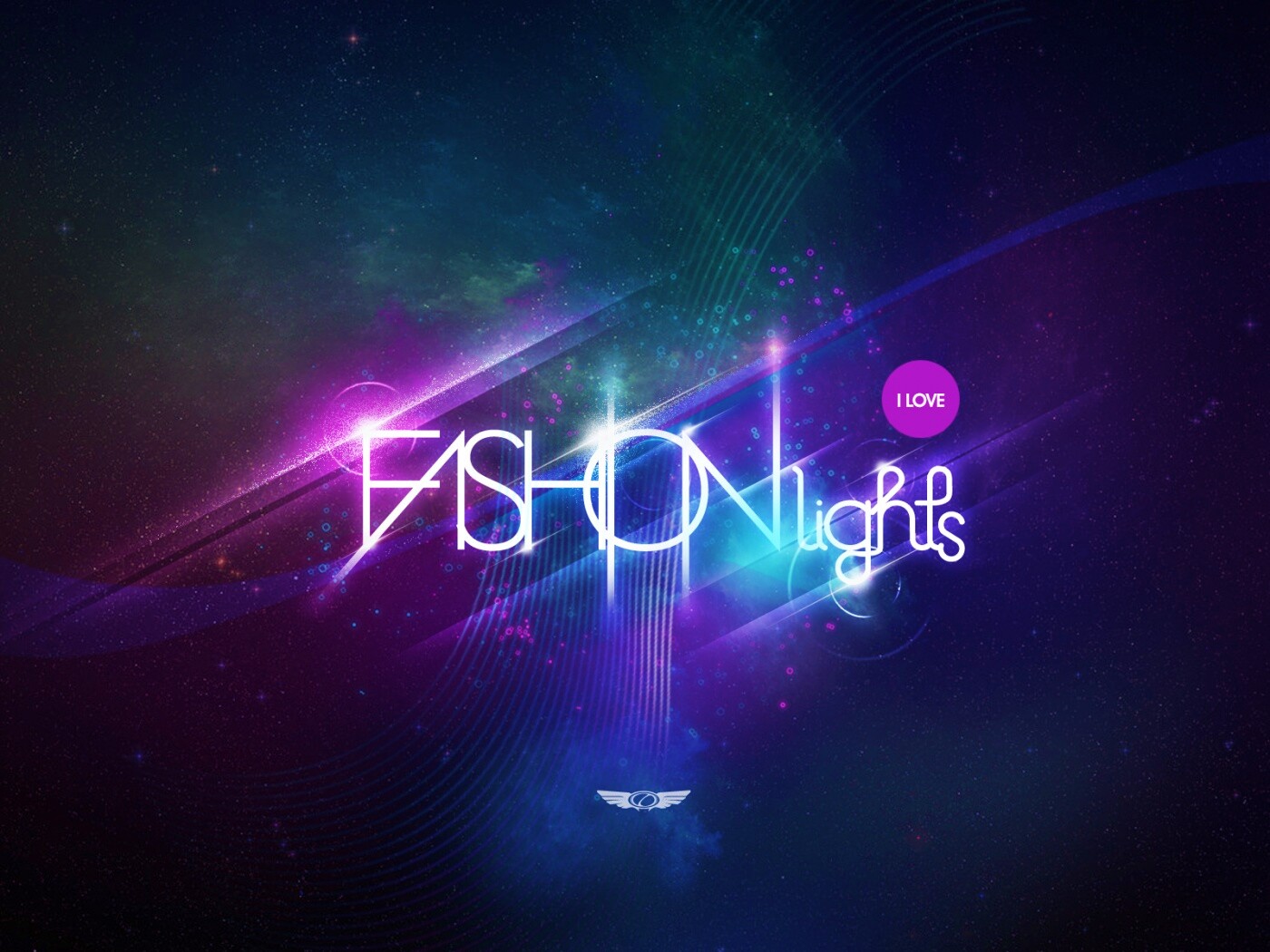 I love fashion lights обои