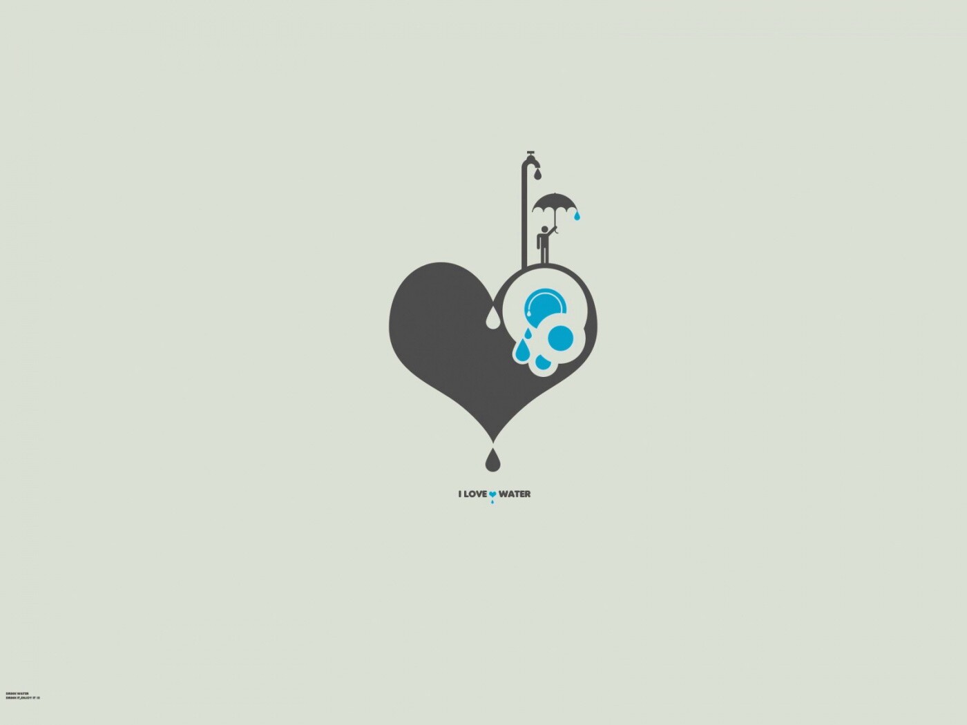 I love water обои