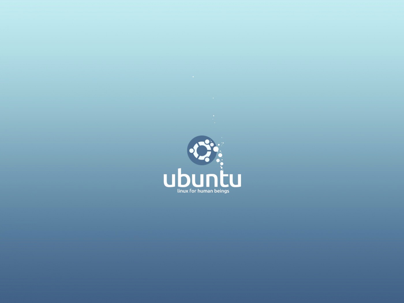 Логотип Ubuntu обои