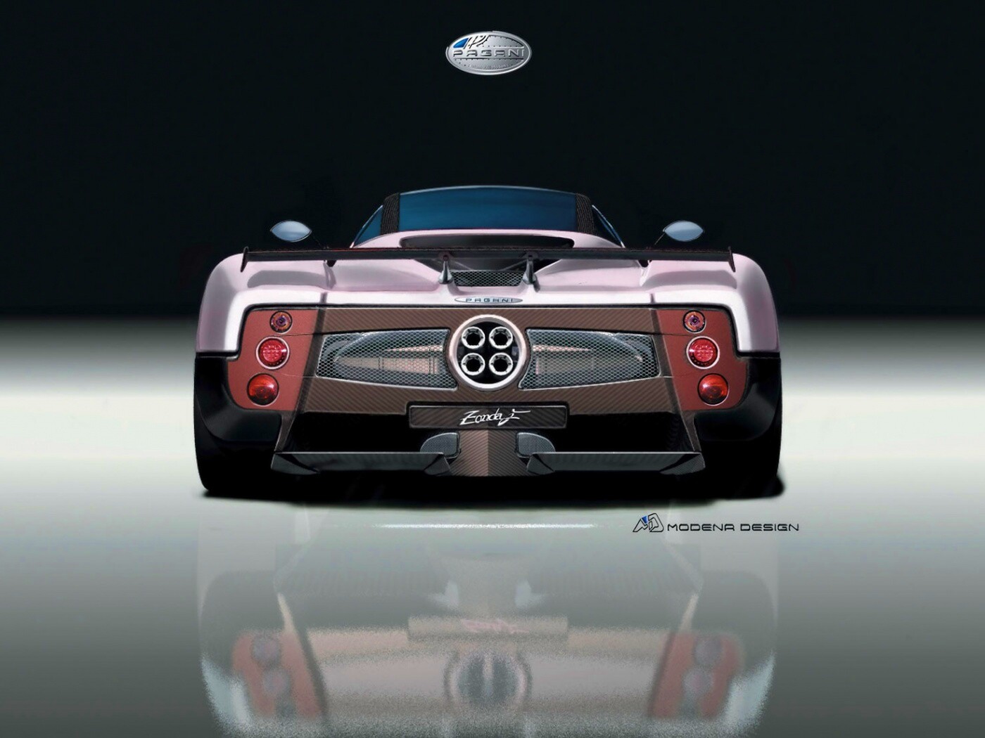 Pagani Zonda рендер обои