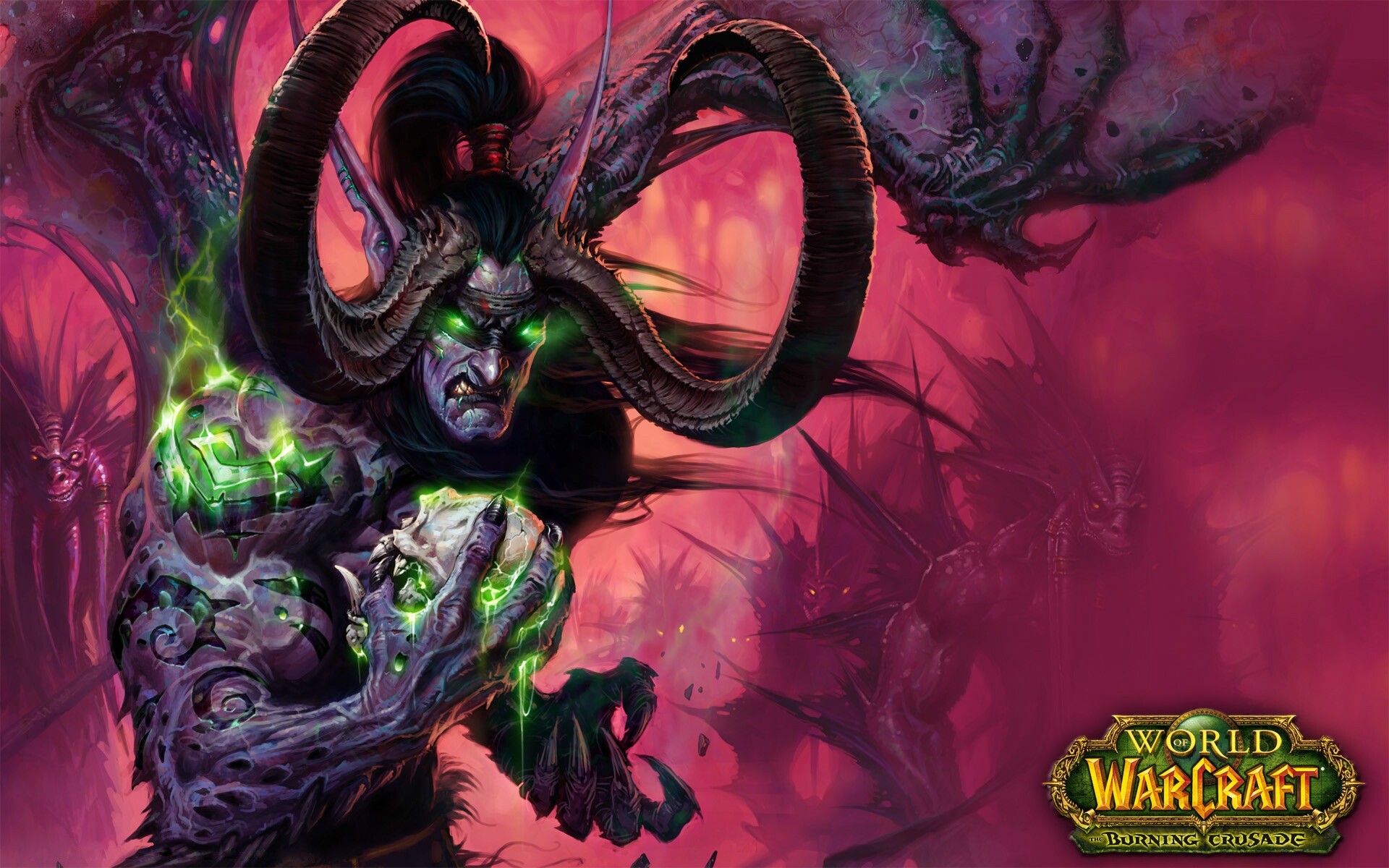 Иллидан из WoW BC обои