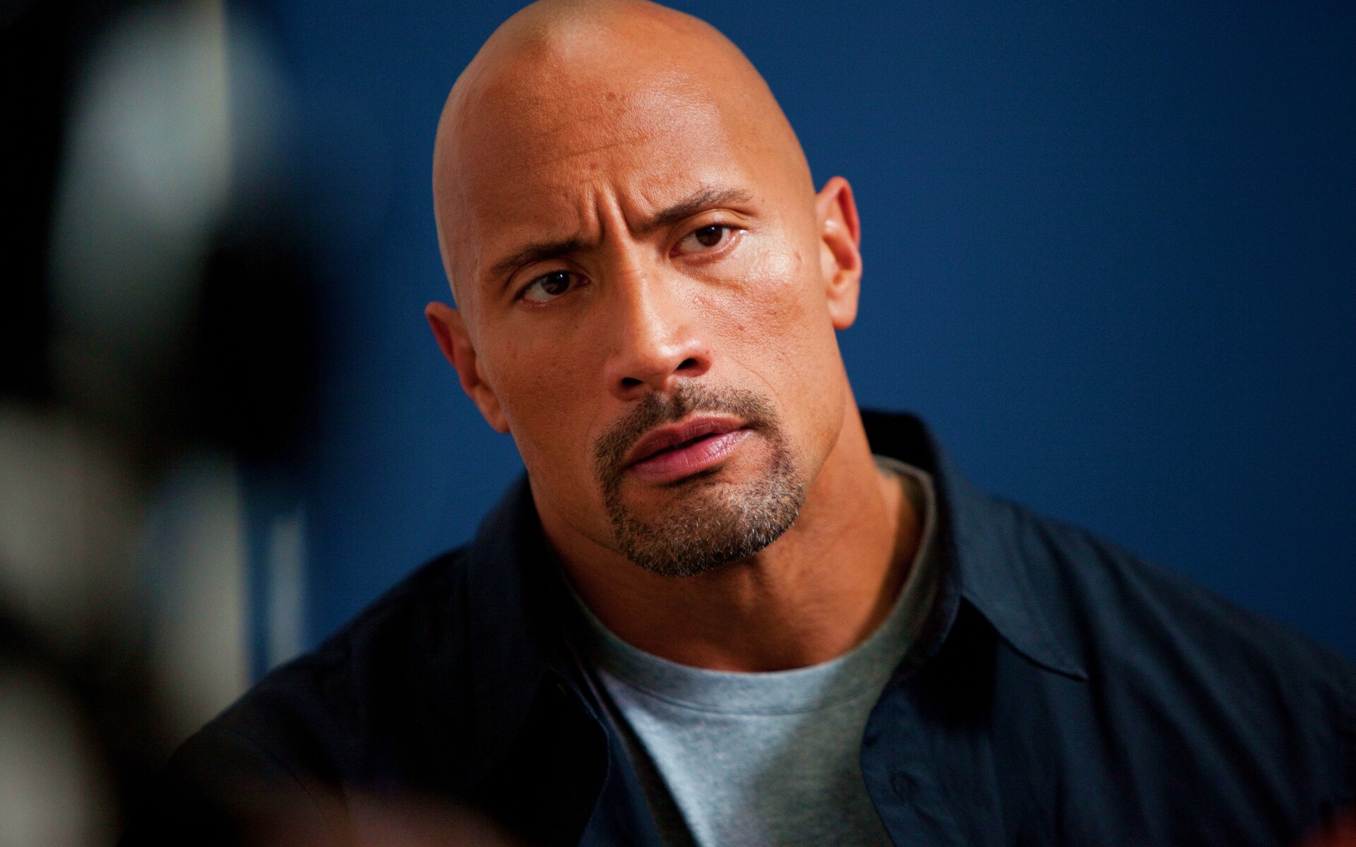 Dwayne johnson, Actor, Bald, Hair, Celebrity обои
