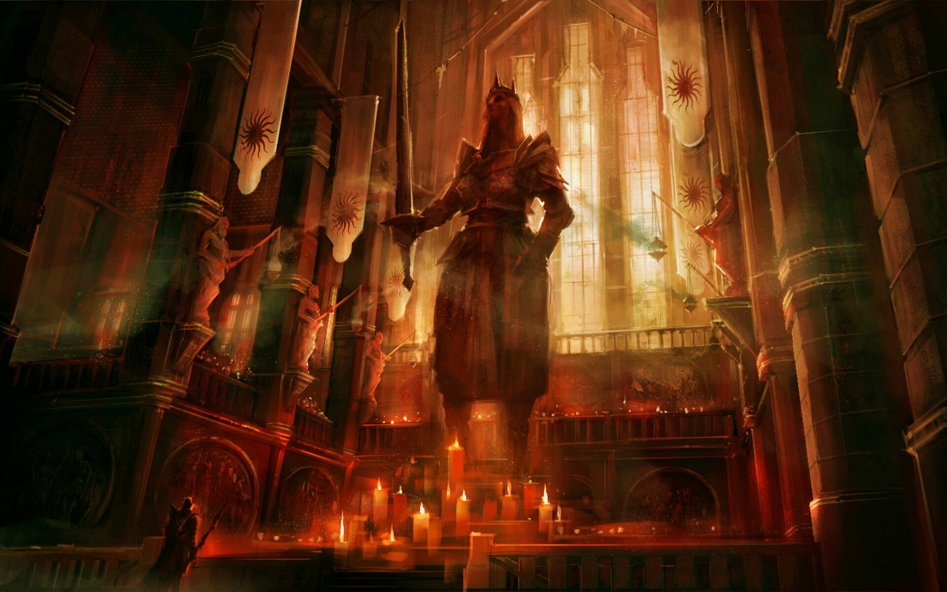 Алтарь из Dragon Age обои