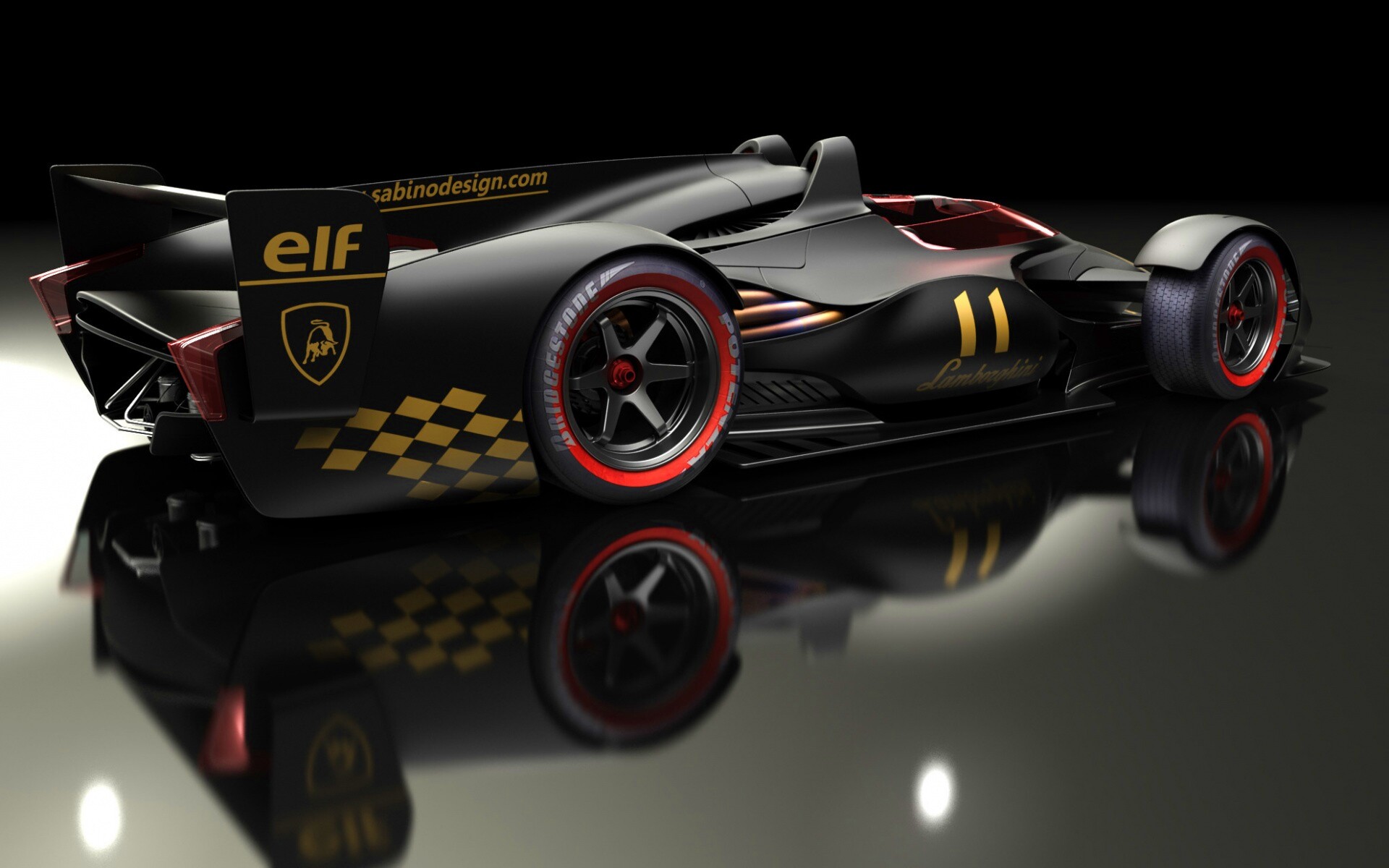 Болид Lamborghini обои