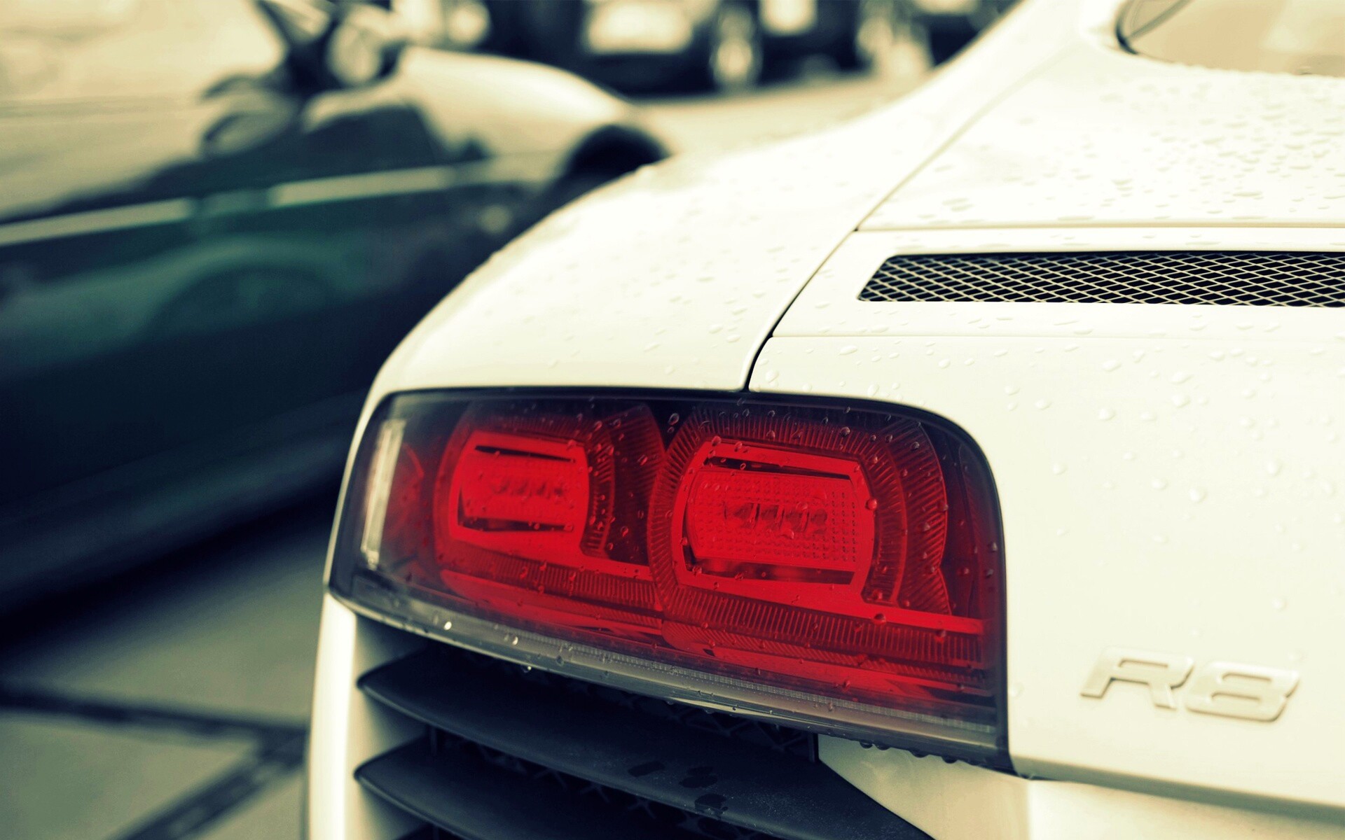 Задняя фара Audi R8 обои