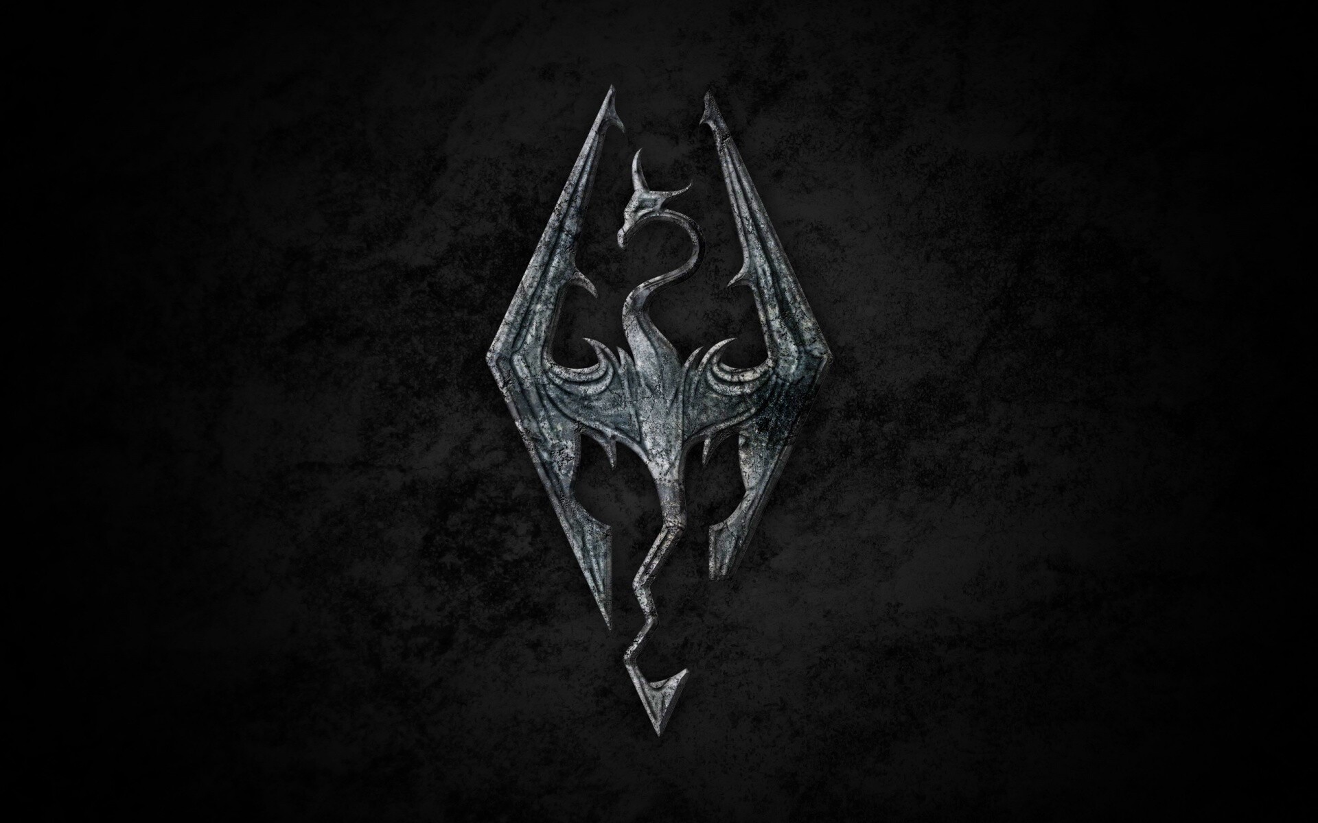 Логотип Skyrim обои