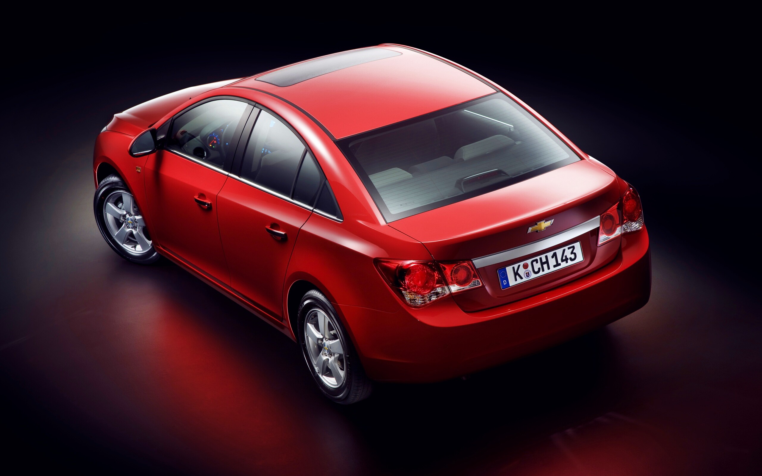 Шевроле Cruze красного цвета обои