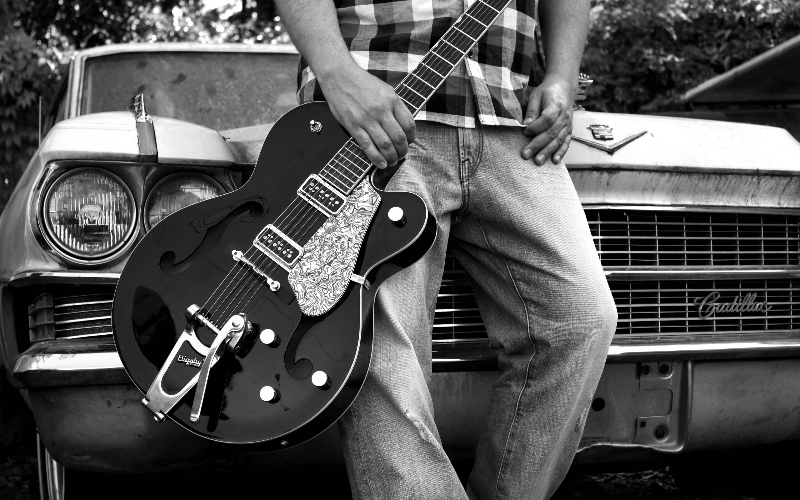 Gretsch и Cadillac обои