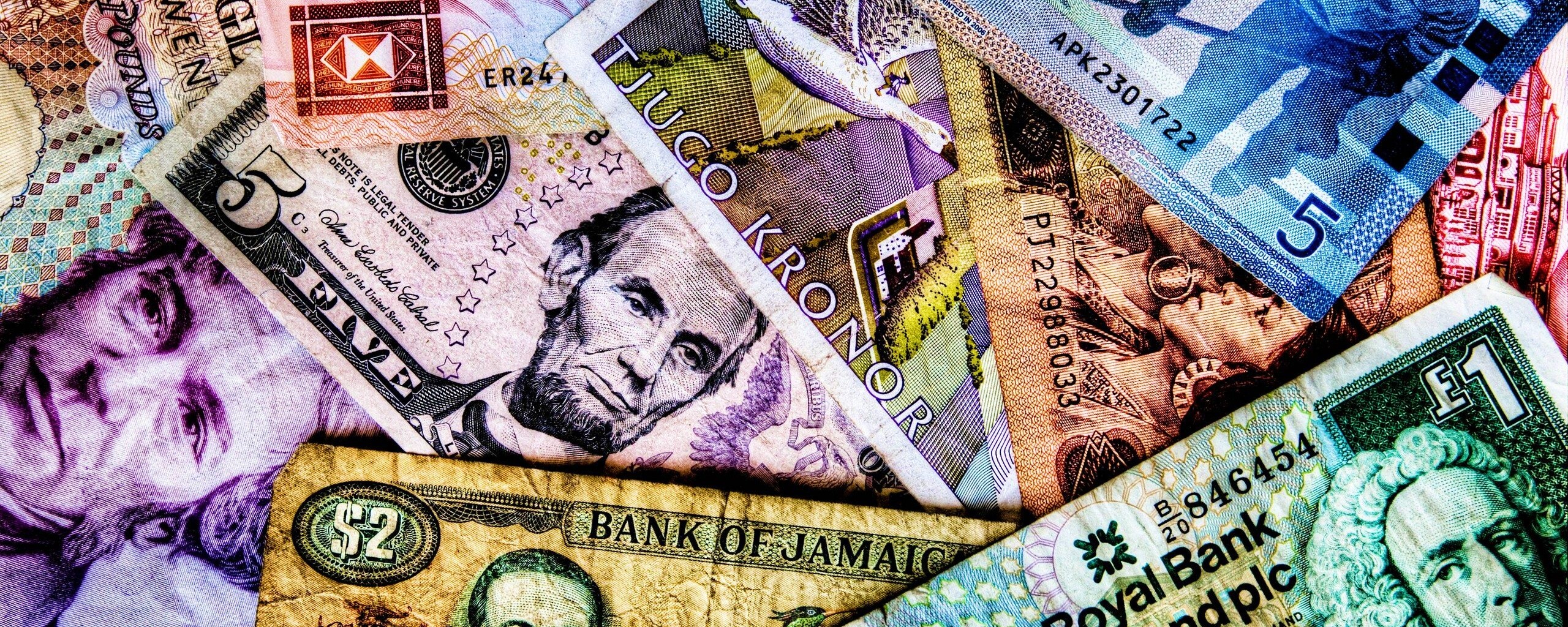 Купюры из разных стран обои