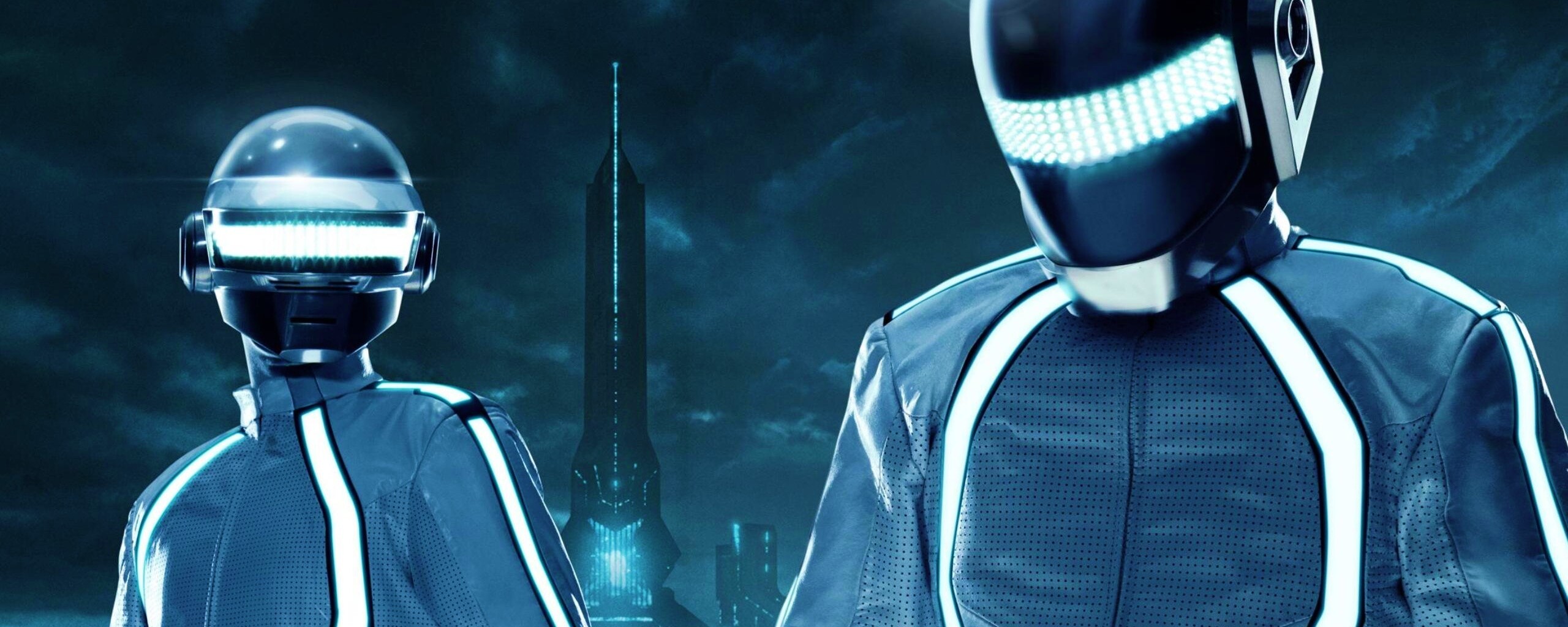 Daft Punk на съемках фильма TRON обои