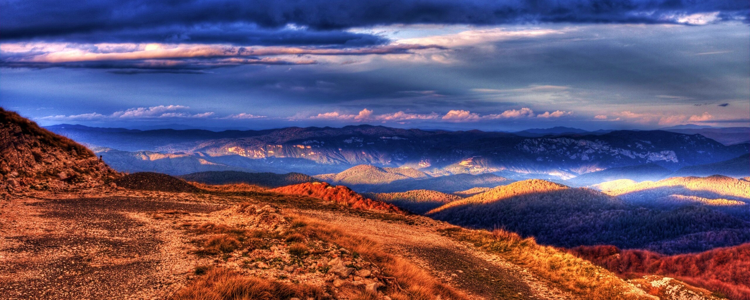 Горы в HDR обои