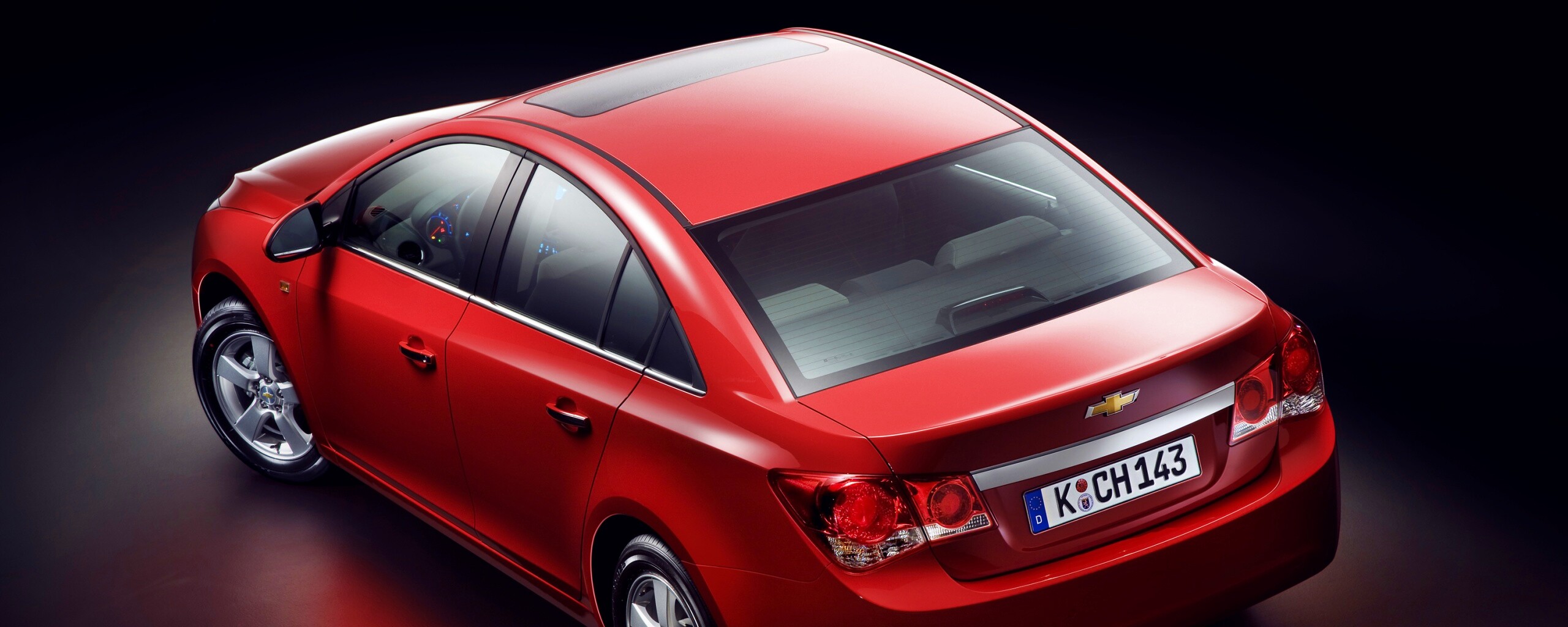 Шевроле Cruze красного цвета обои