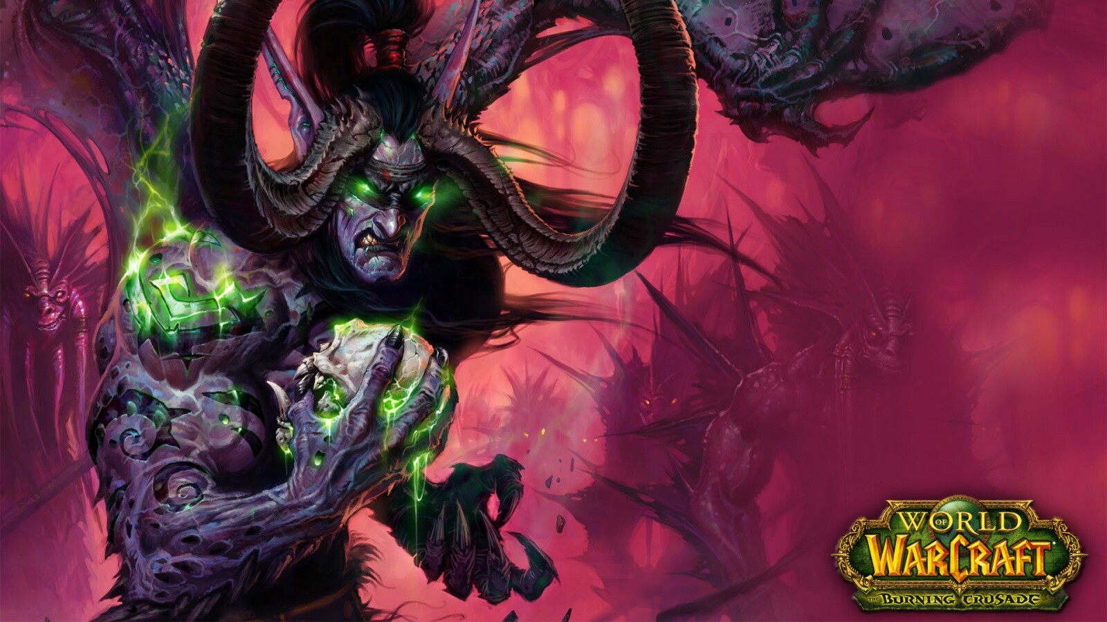 Иллидан из WoW BC обои