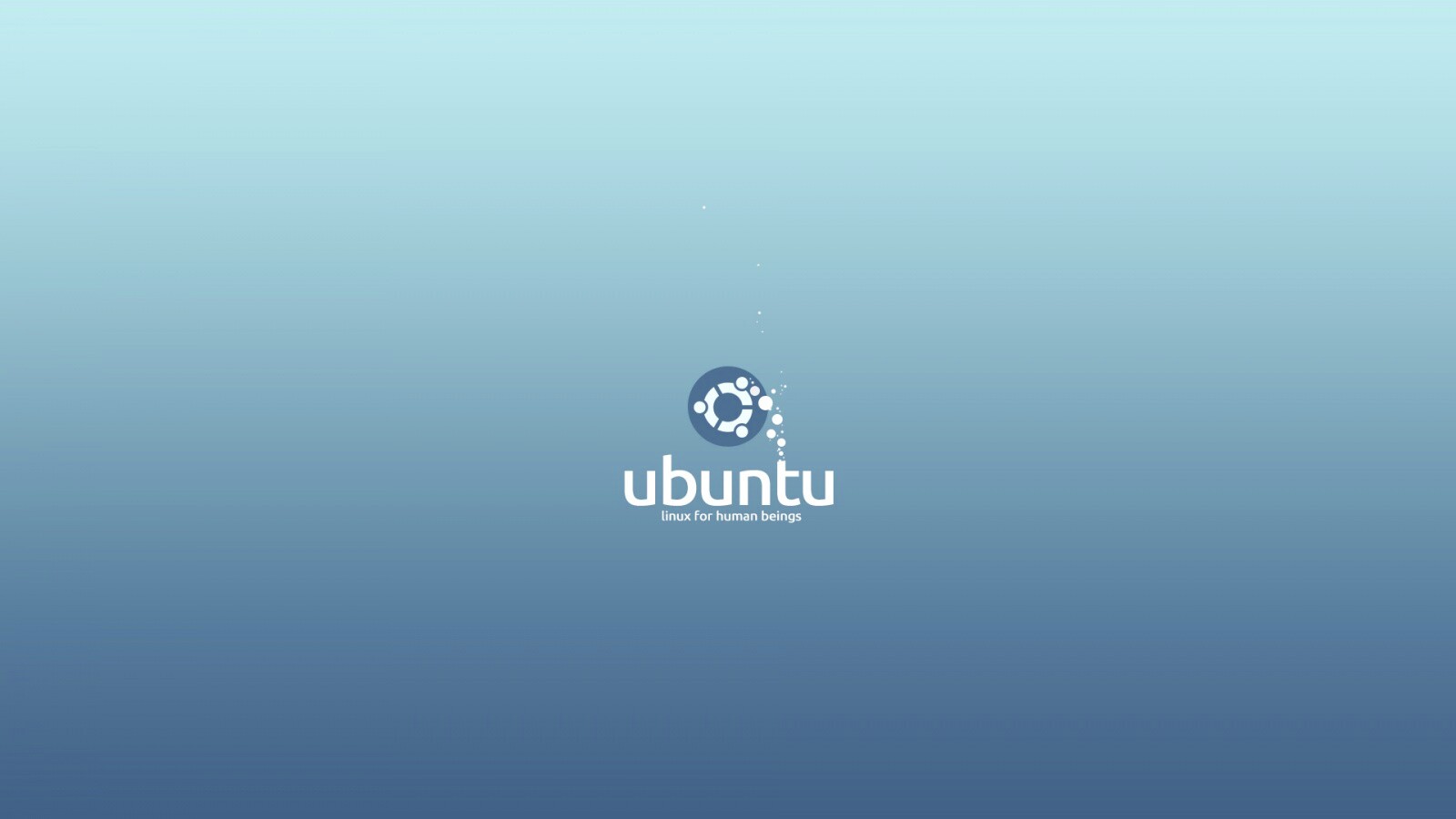 Логотип Ubuntu обои