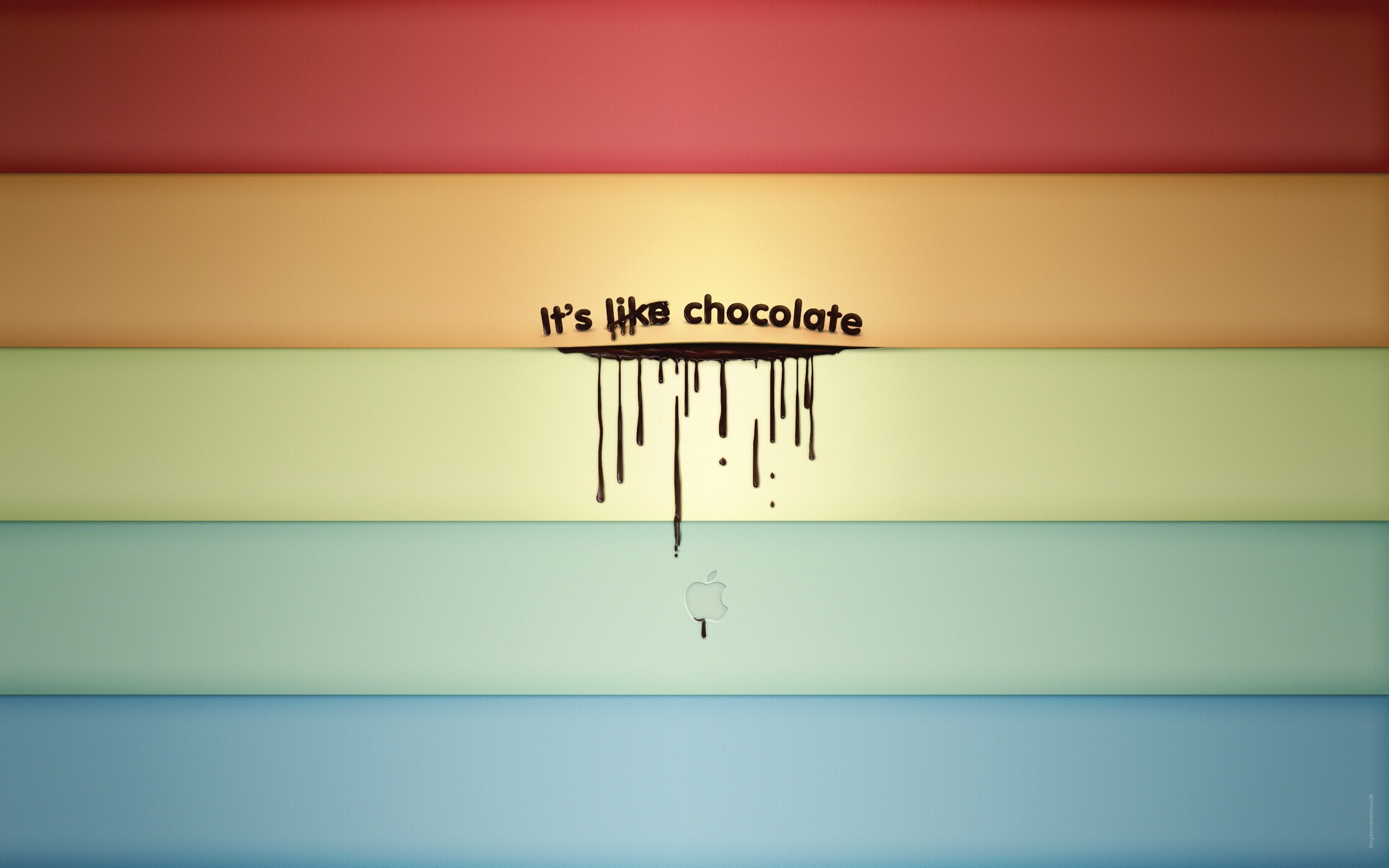 It"s not like chocolate обои