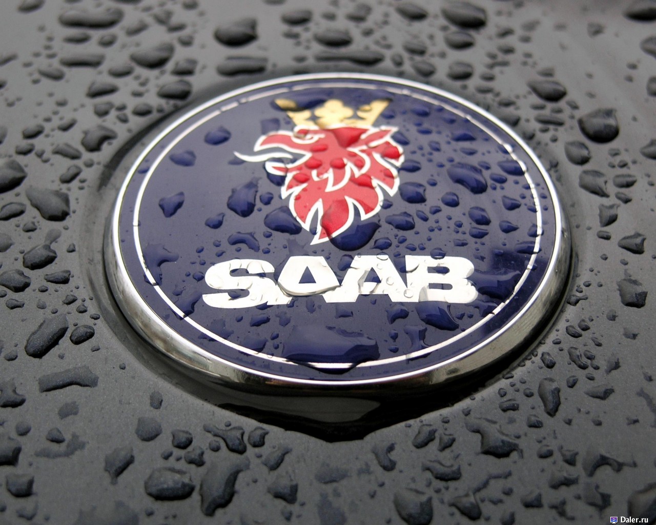 Логотип Saab обои