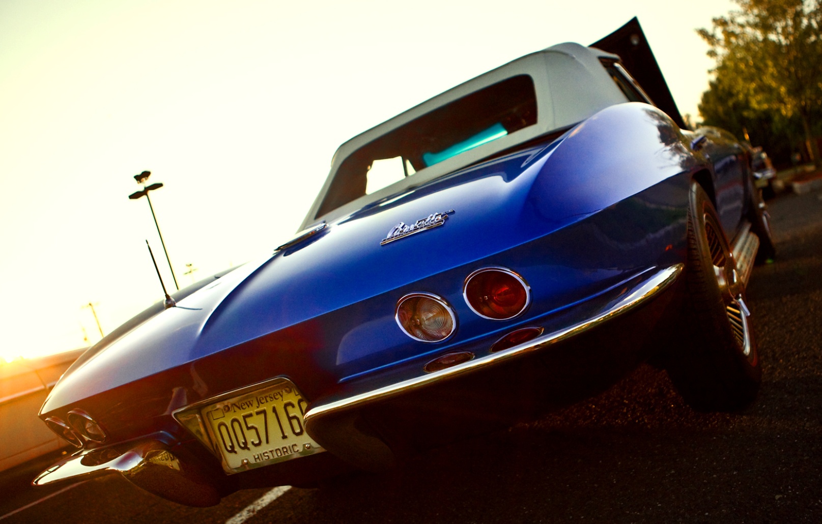 Ретро Chevrolet Corvette обои