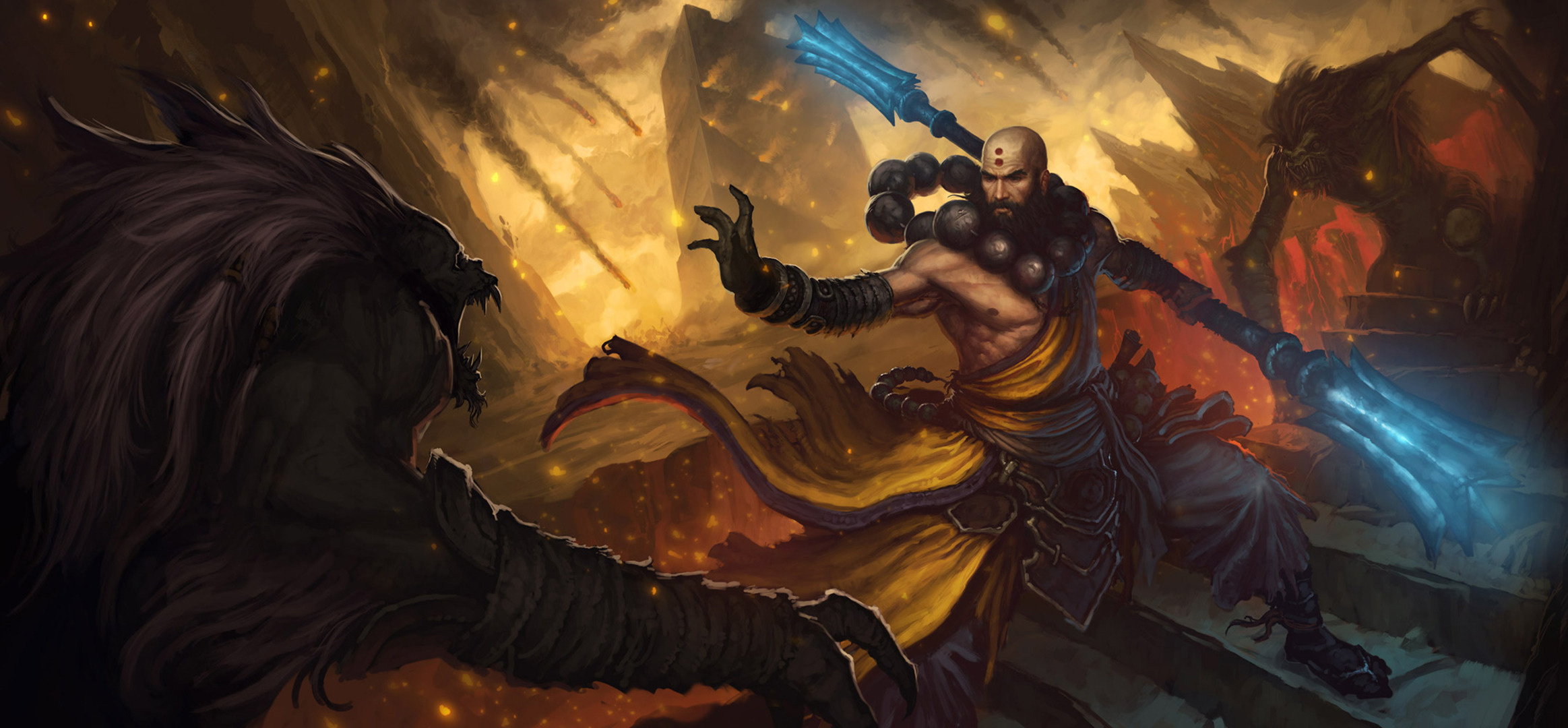 Монах из Diablo 3 обои