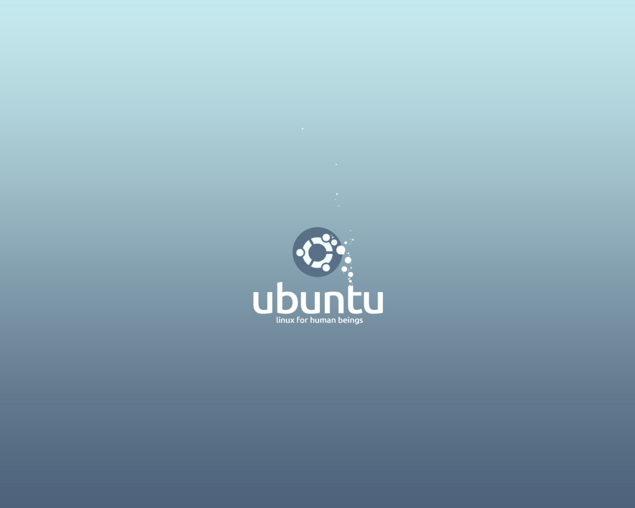 Логотип Ubuntu обои