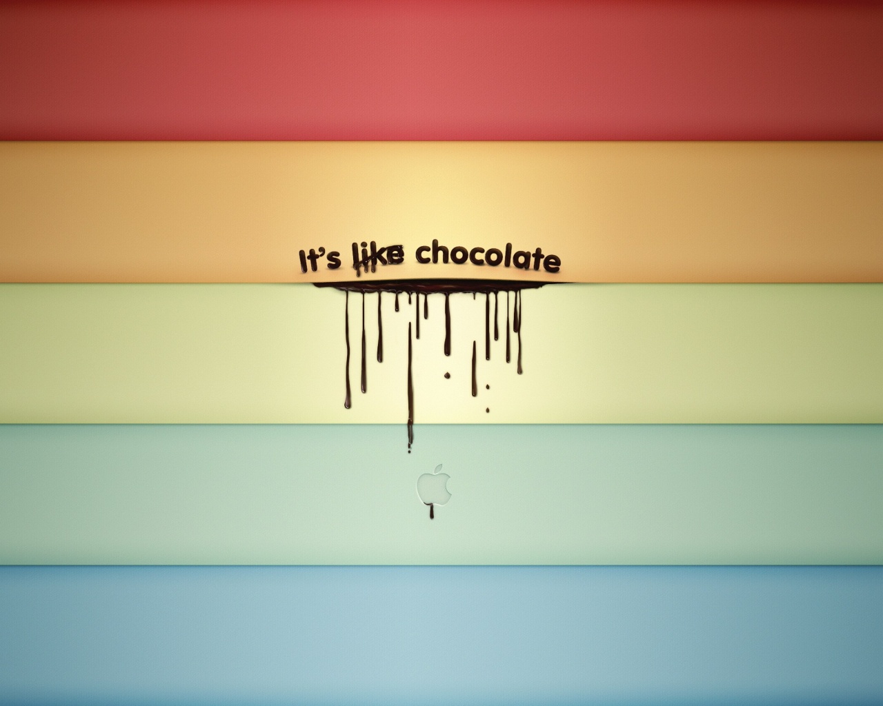 It"s not like chocolate обои