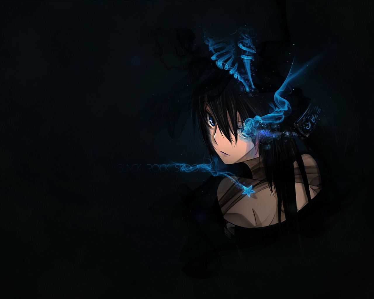 Black rock shooter обои