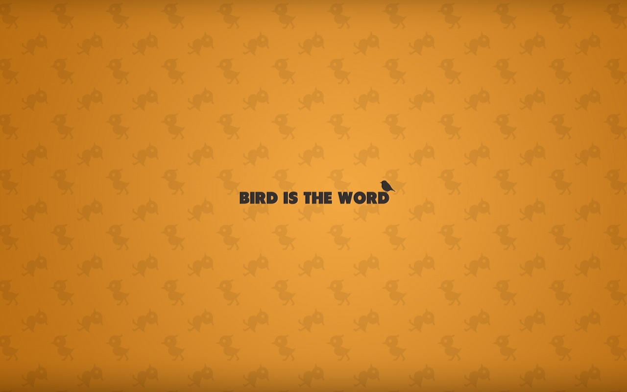 Bird is the word обои