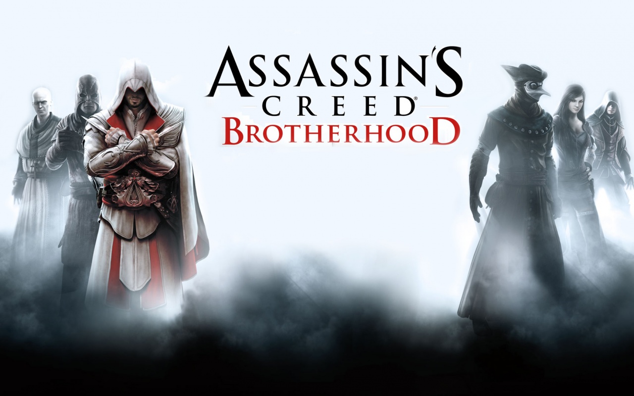 Персонажи игры Assasin"s Creed Brotherhood обои