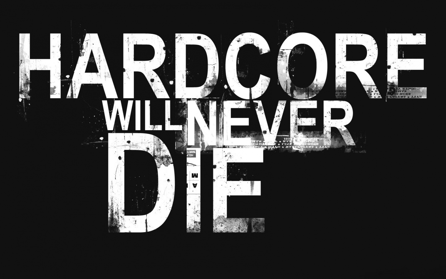 HARDCORE Will Never Die обои