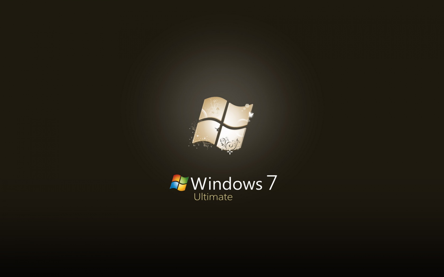 Логотип WIndows 7 Ultimate обои