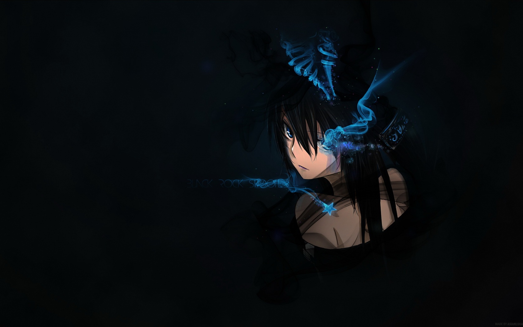 Black rock shooter обои